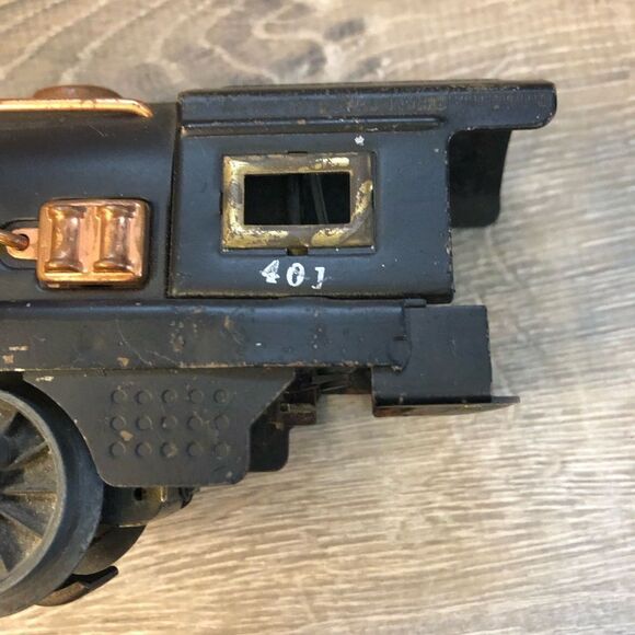 For Parts Prewar American Flyer O Gauge #401 2-4-4 Locomotive & #564 Coal Tender - Picture 8 of 15